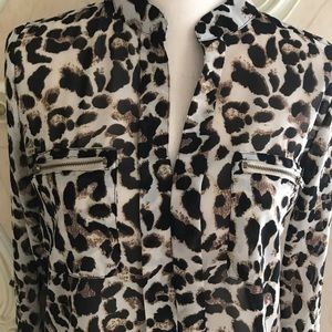 Woman’s blouse by dots.